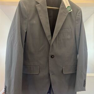 Elegant Gray Men's Blazer